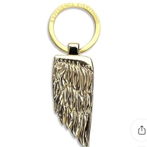 ZOX "GOLD ANGEL WING ZOXLOX" #1396 ADVENT COLLECTIBLE KEYCHAIN FOR ZOX WRISTBAND